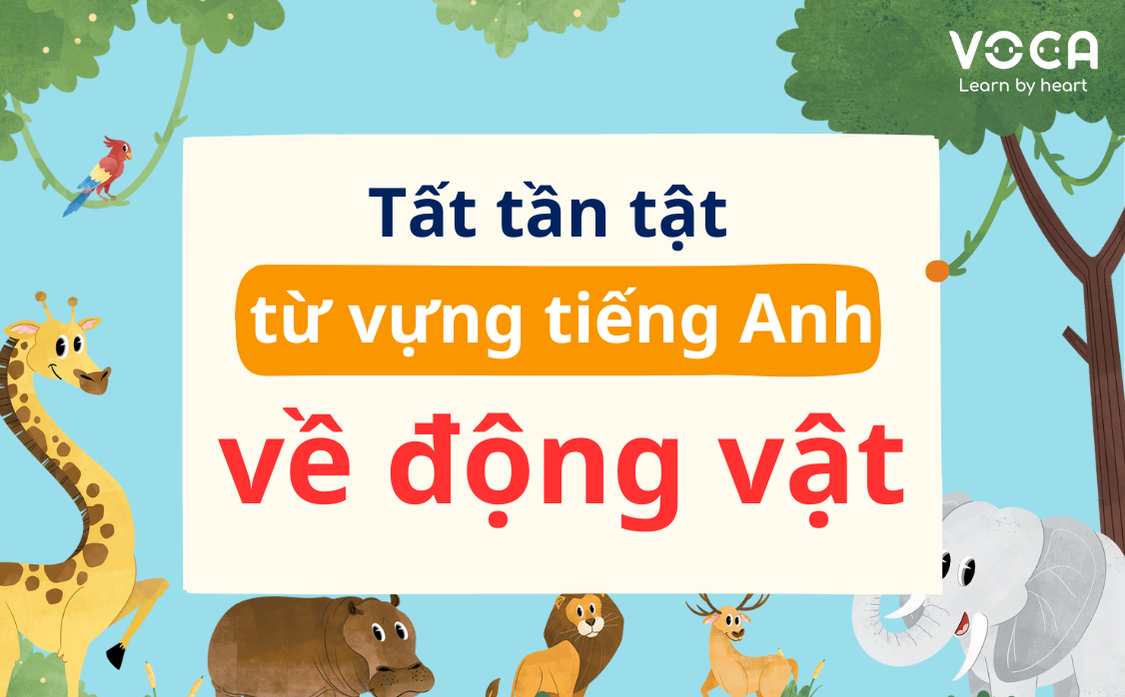 từ vựng tiếng anh về động vật