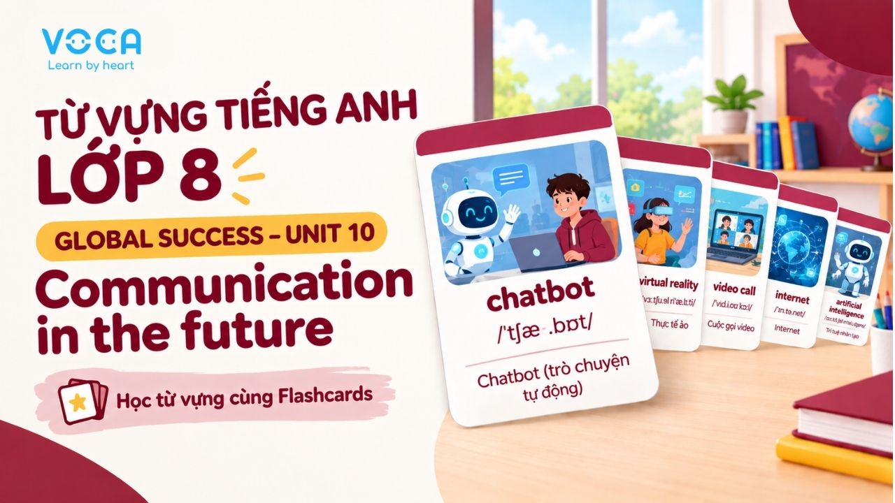 Từ vựng tiếng Anh lớp 8 Global Success Unit 10