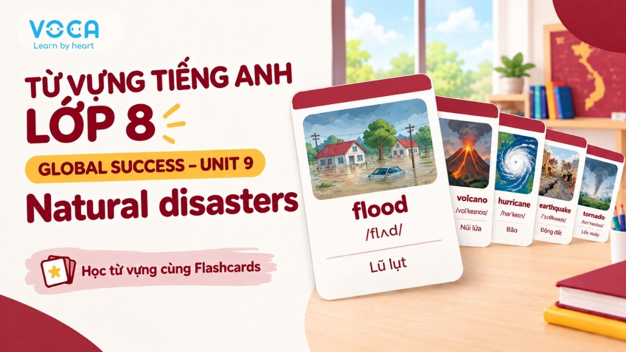 Từ vựng tiếng Anh lớp 8 Global Success Unit 9