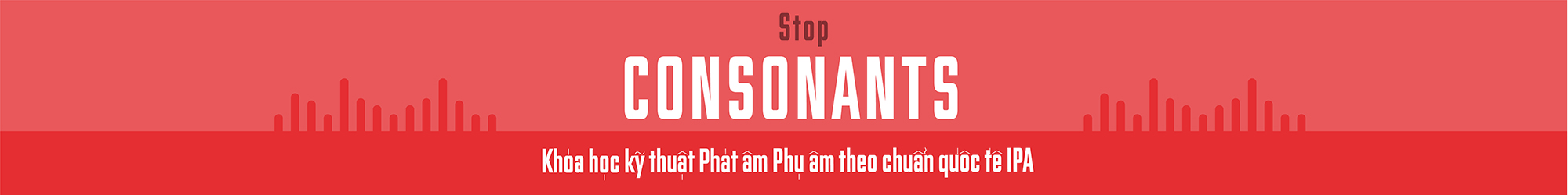 Stop Consonants in the IPA banner