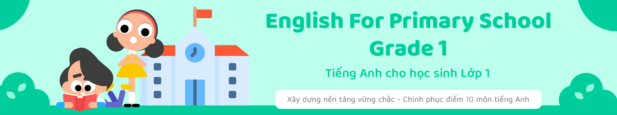 English for Primary School Grade 1 banner