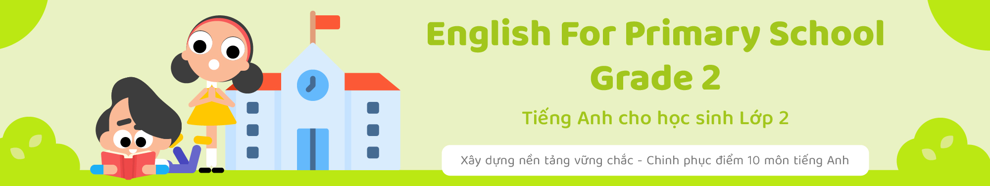 English for Primary School Grade 2 banner
