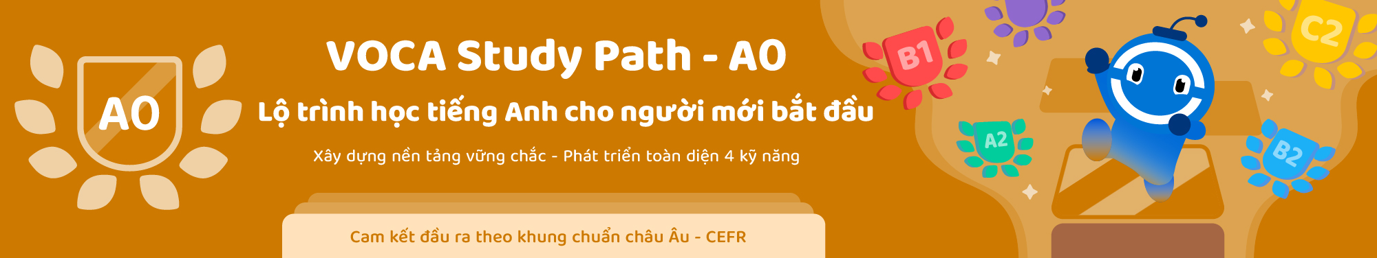 VOCA Study Path (CEFR) - Level A0 banner