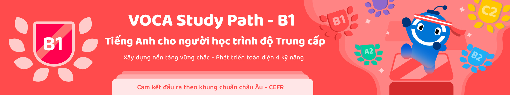 VOCA Study Path (CEFR) - Level B1 banner