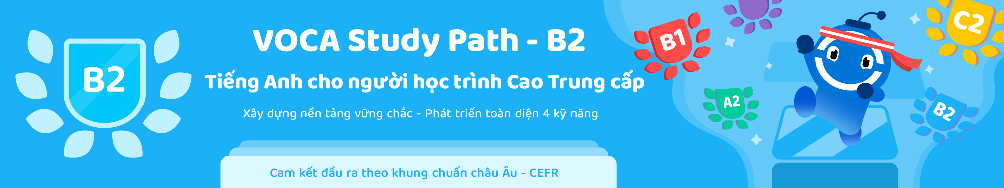 VOCA Study Path (CEFR) - Level B2 banner