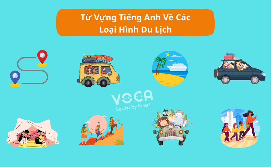 từ vựng tiếng anh về du lịch