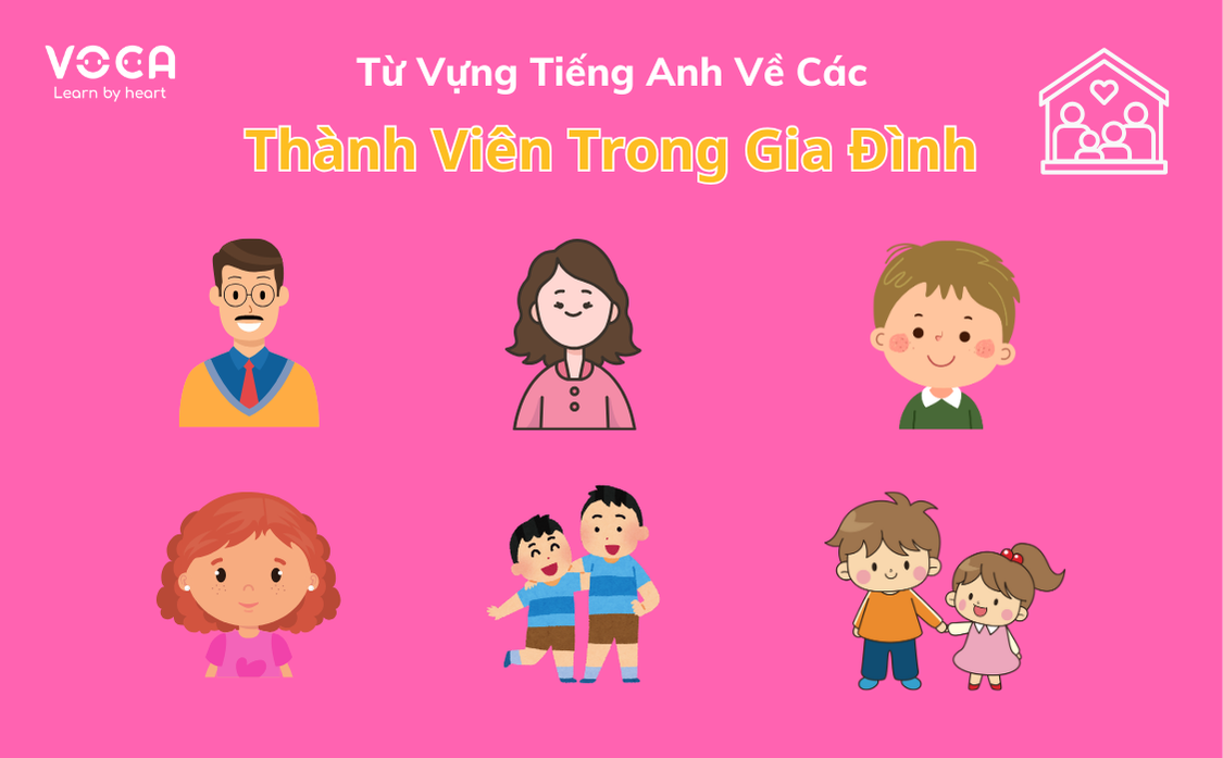 từ vựng tiếng anh về gia đình