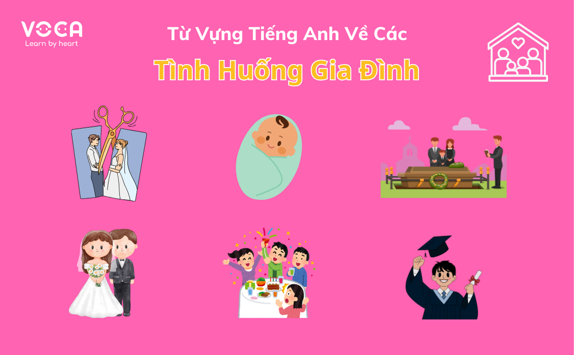 Từ vựng tiếng Anh về chủ đề gia đình