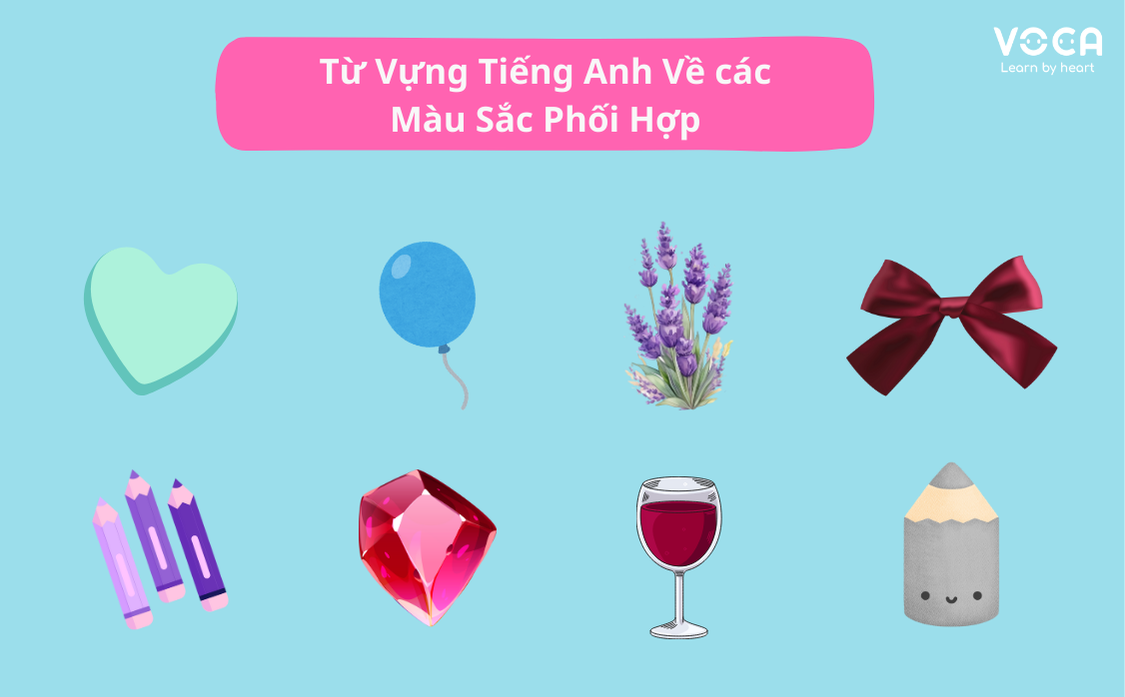 Từ vựng tiếng Anh về chủ đề màu sắc