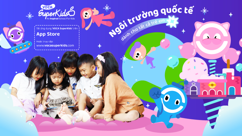 VOCA Superkids - App học tiếng Anh dành cho trẻ em